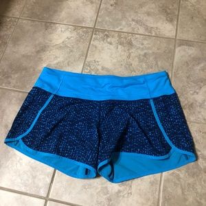 blue lululemon shorts